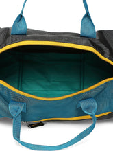 Load image into Gallery viewer, Crayton Duffel Gym Bag in Grey and Yellow