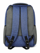 Load image into Gallery viewer, CRAYTON Unisex Grey and Blue Laptop Bag
