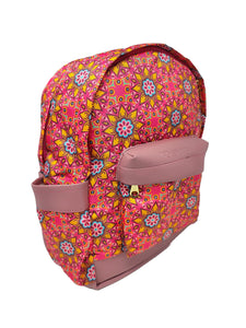 CRAYTON Madhubani Design Backpack with Pouch