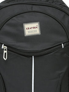 CRAYTON Unisex 15.6 inch Laptop Medium Padded Backpack College Bag with Compression Straps
