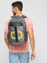 Load image into Gallery viewer, CRAYTON Unisex Grey Laptop Backpack with Compression Straps
