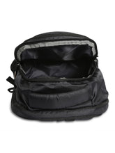 Load image into Gallery viewer, CRAYTON Black and Blue Backpack with Padded Laptop Compartment
