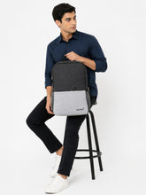 Load image into Gallery viewer, CRAYTON Unisex Grey and Black Laptop Bag
