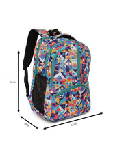 Load image into Gallery viewer, CRAYTON Multicolour Geometric Design Backpack
