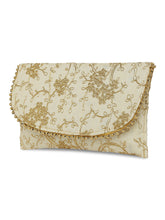 Load image into Gallery viewer, Crayton Sling Clutch in Golden Colour for Women

