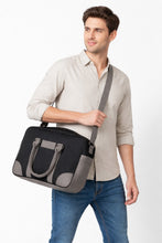 Load image into Gallery viewer, CRAYTON Men Messenger Bag in Black and Grey
