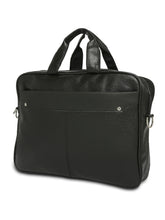Load image into Gallery viewer, Crayton Office Laptop Vegan Leather Executive Messenger Bag in Black Colour
