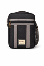 Load image into Gallery viewer, Crayton Grey and Black Sling Bag
