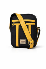 Load image into Gallery viewer, Crayton Yellow and Black Sling Bag
