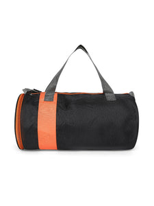 Crayton Gym/ Duffle Orange Black Bag with Shoe Compartment