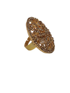 Crayton Golden Finger Ring for Women