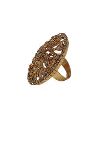 Crayton Golden Finger Ring for Women