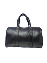 Load image into Gallery viewer, Crayton PU Leather Black Duffel Bag for Men and Women
