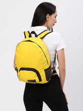 Load image into Gallery viewer, Crayton Yellow Foldable Travel Backpack 15 Litres
