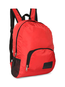 Crayton Red Foldable Travel Backpack 15 Litres