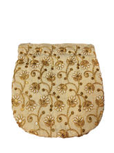 Load image into Gallery viewer, Crayton Golden Classic Potli with Rich Embroidery
