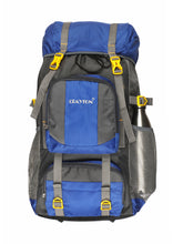 Load image into Gallery viewer, Crayton 55Ltr Haversack Rucksack Trekking Travel Backpack Bag for Camping in Blue
