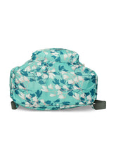 Load image into Gallery viewer, Crayton Backpack in Blue Floral Print with Pouch
