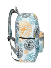Load image into Gallery viewer, Crayton Backpack in White Floral Print with Pouch
