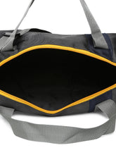 Load image into Gallery viewer, Crayton Duffel Gym Bag in Yellow and Grey with Shoe Compartment
