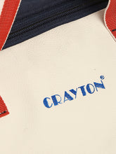Load image into Gallery viewer, Crayton Duffel Gym Bag in Blue, Red and White with Shoe Compartment
